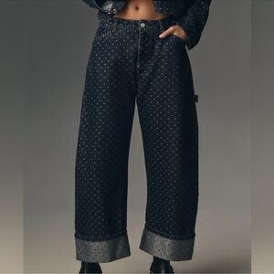 THE KAYDEN CARPENTER HIGH RISE BARREL JEANS BY PILCRO Size 26